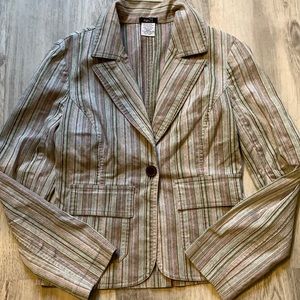 Like new lightweight striped blazer
